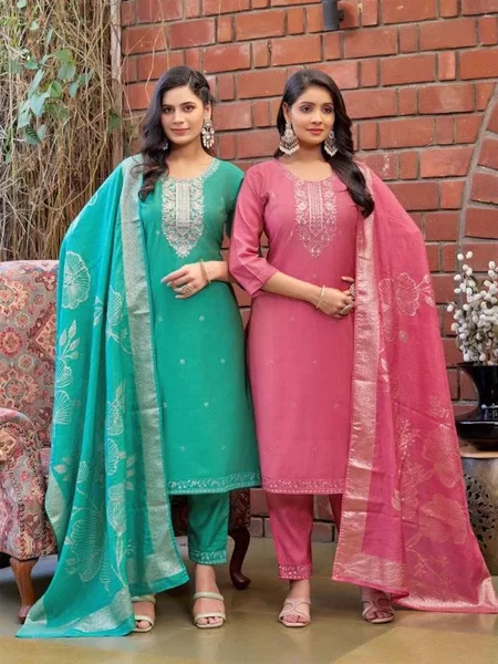 Naisha K 103 Vetican Shimmer Readymade Dress Online Wholesale